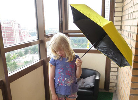 Капсульный зонтик